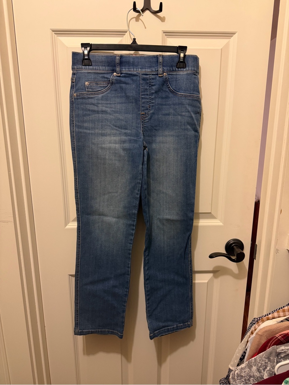 SPANX Dark Blue Denim Jeans with Red Tag